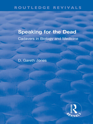cover image of Speaking for the Dead